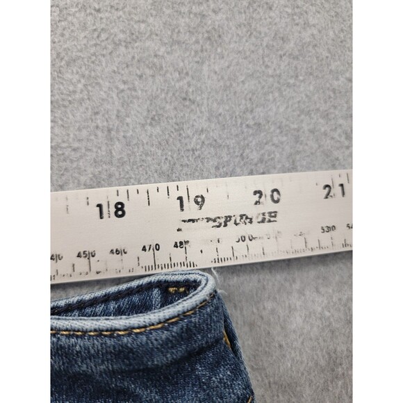 American Eagle Jeans Mens 36x36 (38x34) Athletic Straight Blue Mid Rise Stretch - Picture 6 of 14